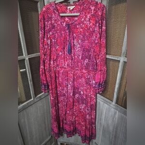 Frye & Co Pink Floral Maxi Dress in XXL